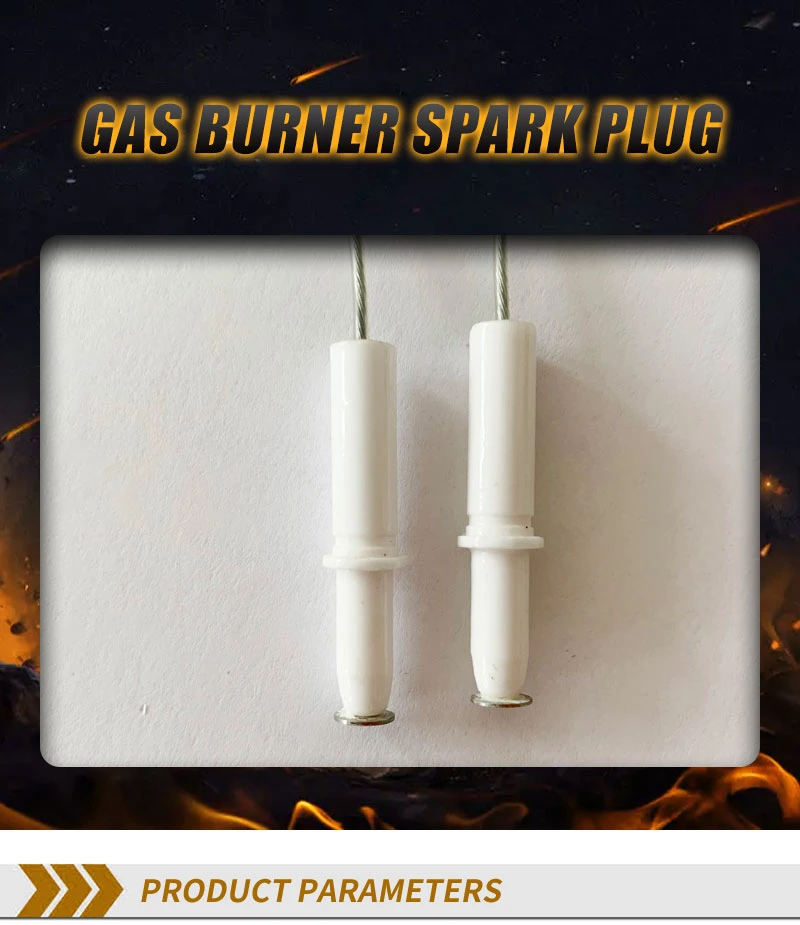Gas Burner Spark Plug Ignition Electrode for Gas Burner Ceramic Spark Plug Ignition Needle