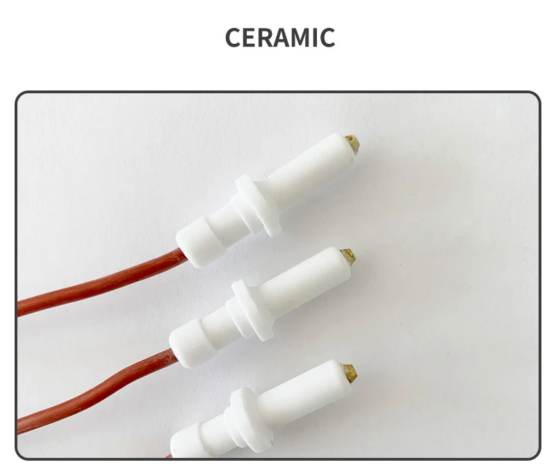 Ceramics Ignition Electrode Gas Cooker Spark Plug, Ignition Electrode for Gas Burner