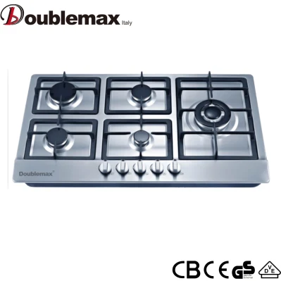 Wholesale Blue Printing Glass Top Black 5 Burner Liners Accessories for Cylinders Double Oven Gas Stove