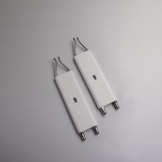 Gas Burner H Type 95% Alumina Ceramic Igniter Al2O3 Ignition Needle Spark Electrode